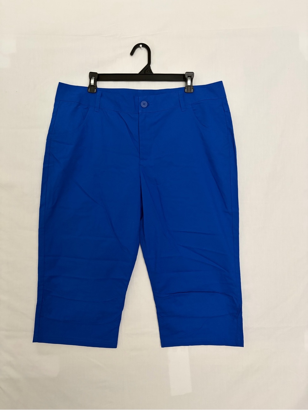NWOT Columbia Women Royal Blue Outdoor Hiking Capri Pants Sz 16 /20Long(A887)